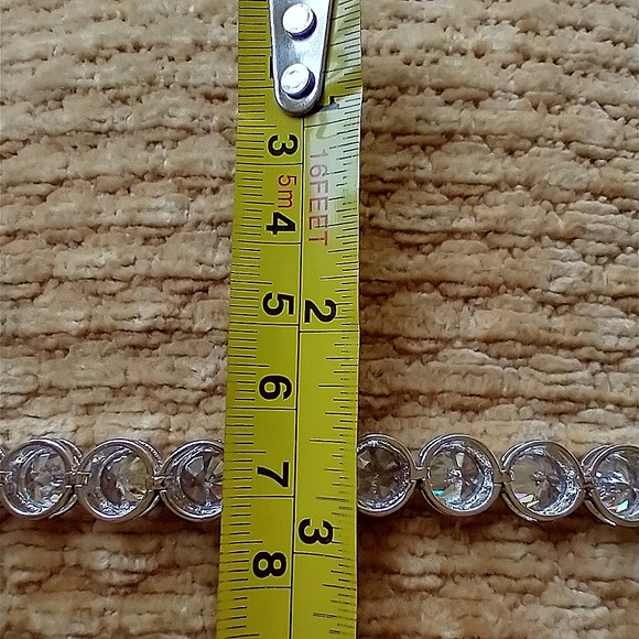 Bracelet CZ Crystal Stone Large NWOT tennis Bracelet - Picture 11 of 14